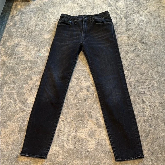 R13 High Rise Skinny Black Jeans - Picture 5 of 16